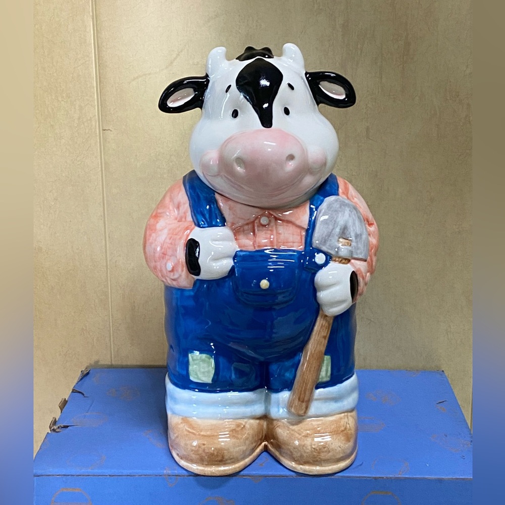 Vintage Cow Cookie Jar